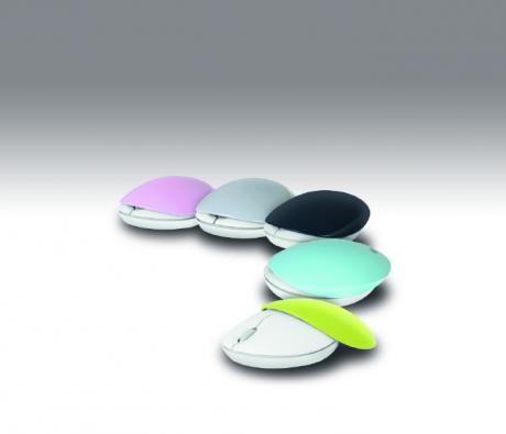 Optisk mus kombinerer Bluetooth low energy og proprietær 2,4GHz kommunikation