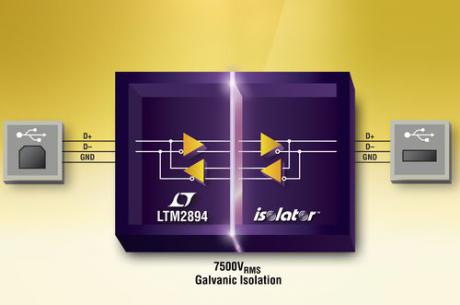 USB uModule transceiver med 7500Vrms galvanisk isolation