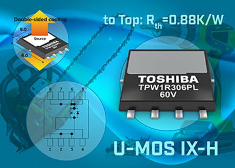 Power MOSFETs med dobbeltsidet køling