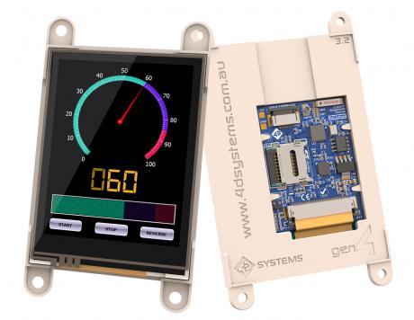 Display-moduler med indbygget WiFi