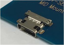 Kompakt USB 3.1 Type- C kompatibel interfacekonnektor
