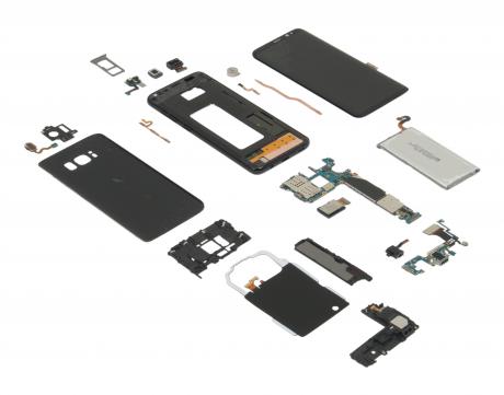 Galaxy S8 'teardown' med interessante konklusioner