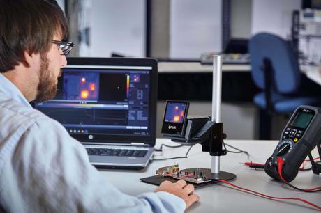 Termisk kamera til elektronikudvikling og -test