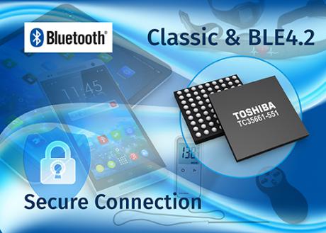 Bluetooth-chip understøtter BLE 4.2 funktionalitet