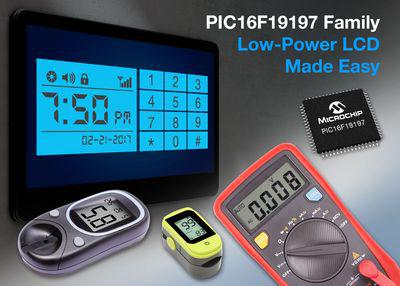 Microchip forenkler design af low-power LCD-applikationer