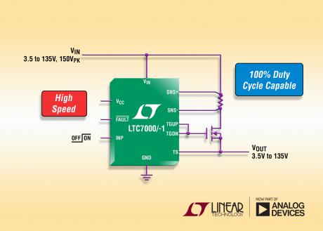 High side beskyttet N-kanal MOSFET driver