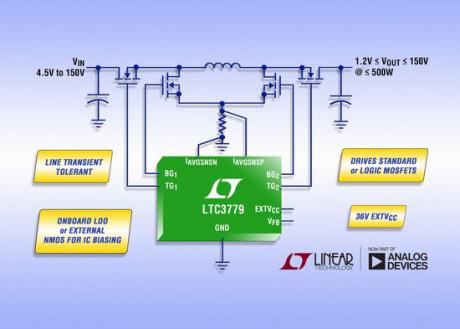 Buck-boost controller uden behov for surge-beskyttelse