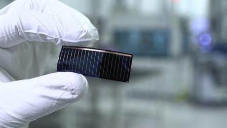 Audi med solceller i taget