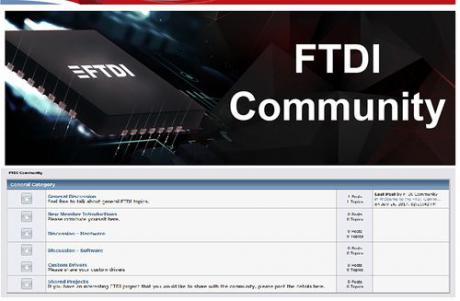 FTDI Chip lancerer nyt online community