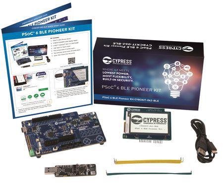 Udviklingsplatform til PSoC 6 MCU'er med Bluetooth LE support