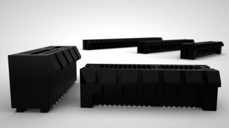 Lavprofils PCI Express konnektor med optimeret signalintigritet