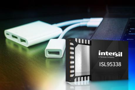 Buck-boost konverter til devices med reversibel USB Type-C konnektor