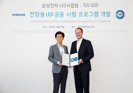 Samsung og TÜV SÜD samarbejder om test af automotive LED komponenter