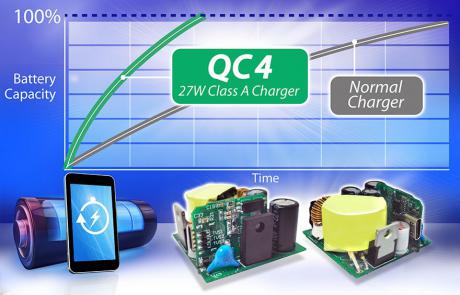 Første 27W Quick Charge 4 referencedesign