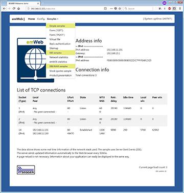Portabel web-server til embedded applikationer