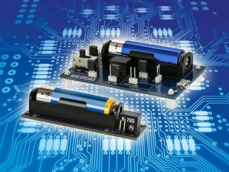 Første evalueringsboard til test af R-78S switching regulatorer